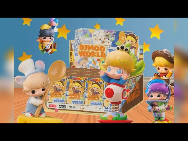 Opening The Full Set of Dimoo World x Pixar 