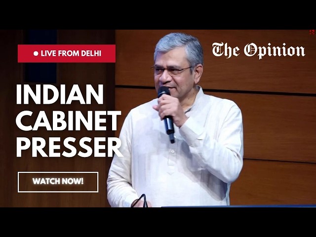 LIVE: Cabinet Congratulates PM Modi on 25 Years of Unbroken Leadership | Indian Cabinet Breifing