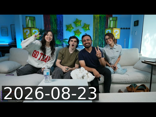 [2026-08-23] F.S.L.R. MARIO PARTY IN PERSON (FOOLISH. SQUEEX. LESLIE. RAE.) [FUSLIE TWITCH VOD]