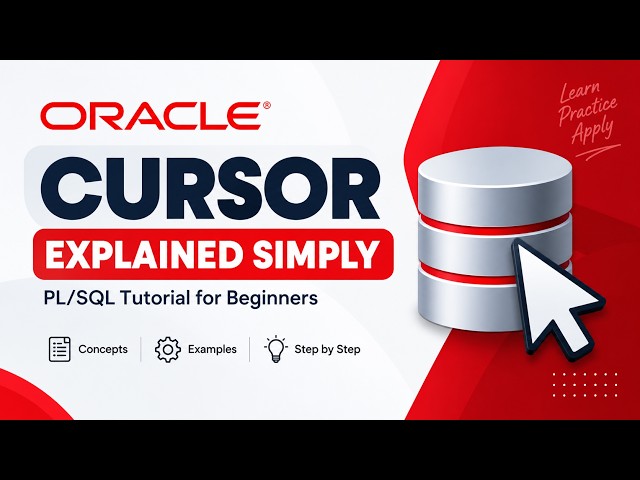 What is a Cursor in Oracle? | PL/SQL Cursor Explained with Practical Examples