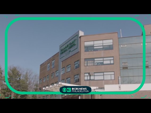 Why did Delaware County Memorial Hospital shut down?