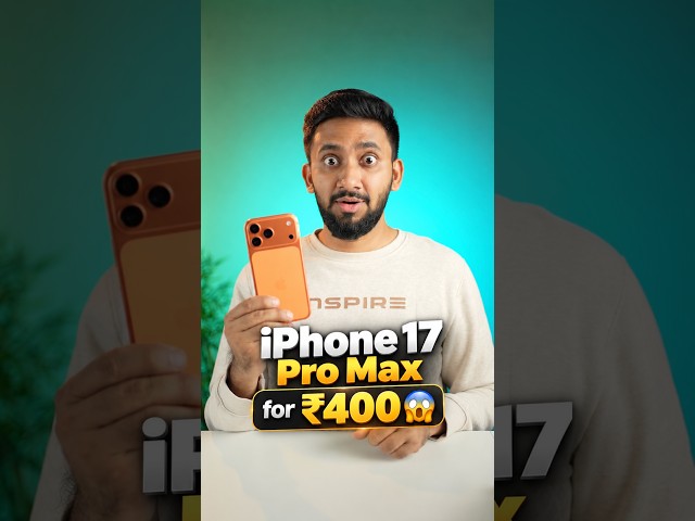 Apple iPhone 17 Pro Max for just ₹400😱 This is something new😂