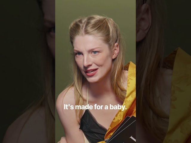 Michelle Yeoh gave Hunter Schafer a baby helmet 😂