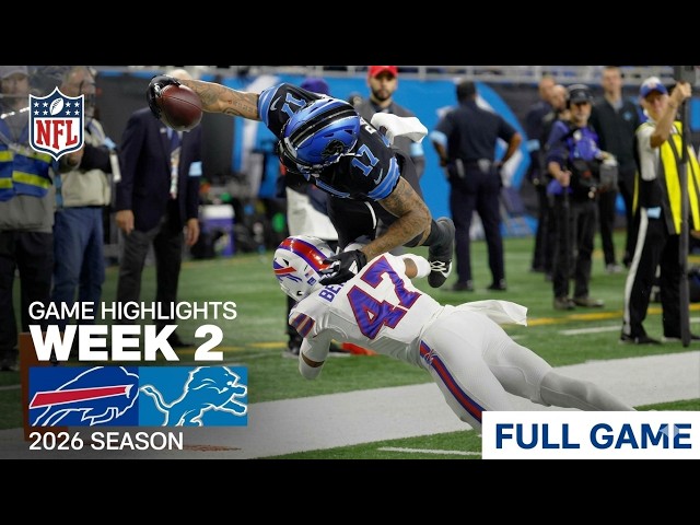 Lions vs. Bills TNF Full Game Highlights | Sep 17, 2026 | NFL Week 2