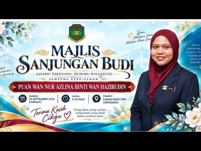 Montaj Majlis Perpisahan Teacher Wan
