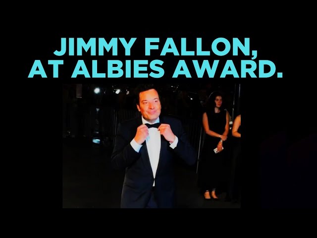 𝗨𝗦 𝗟𝗨𝗫𝗨𝗥𝗬 : 4𝗞. 60 𝗙𝗣𝗦. JIMMY FALLON, AT ALBIES AWARD.