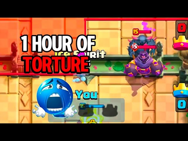 1 Hour of Ranked Clash Royale Gameplay...(No Commentary)