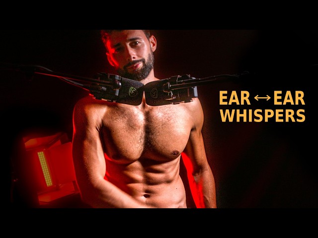 Shirtless ASMR After the Gym 🌙 Intimate Ear-to-Ear Whispers
