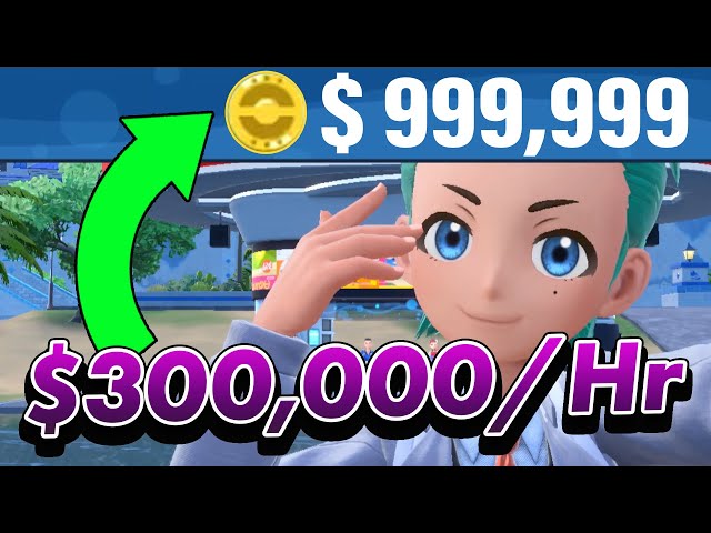HOW to make MONEY QUICK in Pokemon Scarlet and Violet! $300,000 an hour!