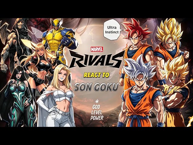 Marvel Rivals React To Son Goku's True power | || Dragon Balls|| Gacha React 🇺🇸