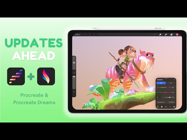 BIG updates coming to Procreate and Procreate Dreams 2