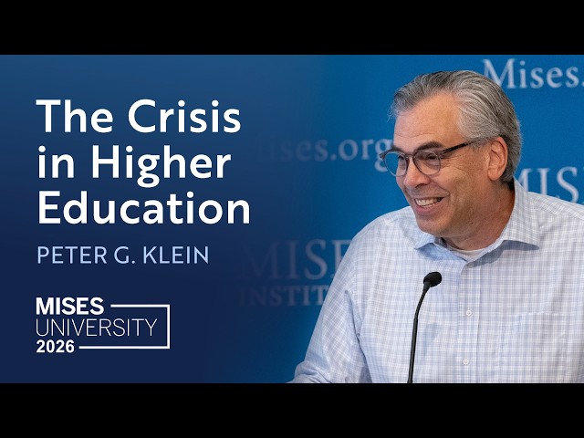 The Crisis in Higher Education | Peter Klein