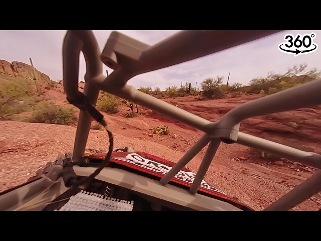 4K 360 FPV Desert Trail, Rocks, & Cactus 1/10 Ride  | 360 Day Runs | Mini Moab | Into the Wash E.2
