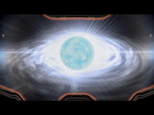 Falling Into a White Hole (Simulation)