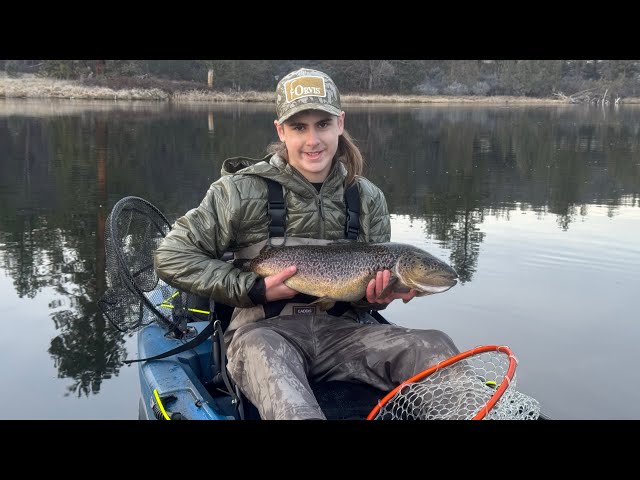 I caught my biggest trout in my life Baum lake.