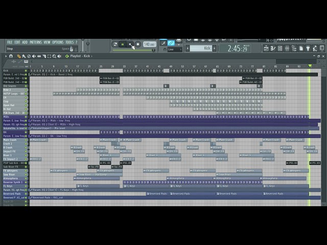 FL Studio : Uplifting Trance Bassline by Hunter UT v2