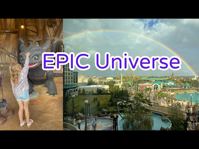 Disney fans do EPIC universe!! ... with two little kids