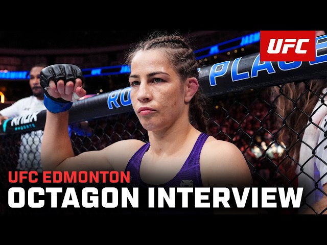 Jasmine Jasudavicius Octagon Interview | UFC Edmonton