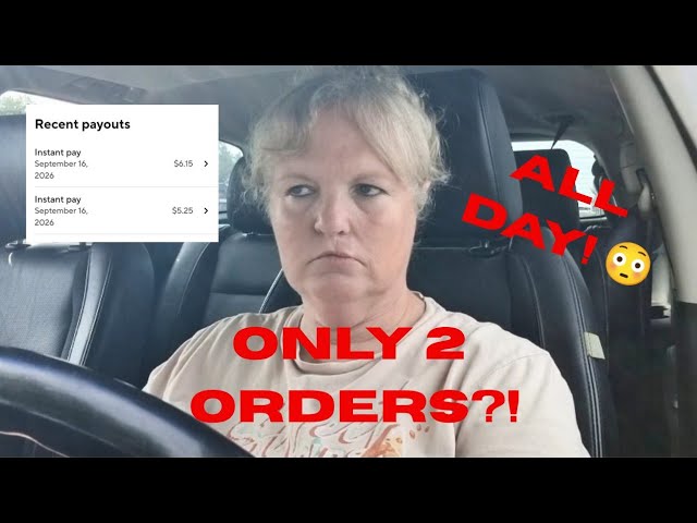 ONLY 2 DoorDash Orders Today… What Is Going On?!