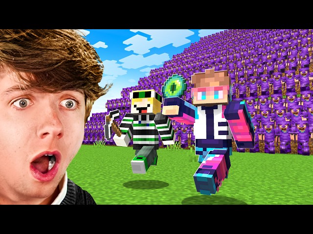 1000 Hunters vs Minecraft's Best Speedrunners