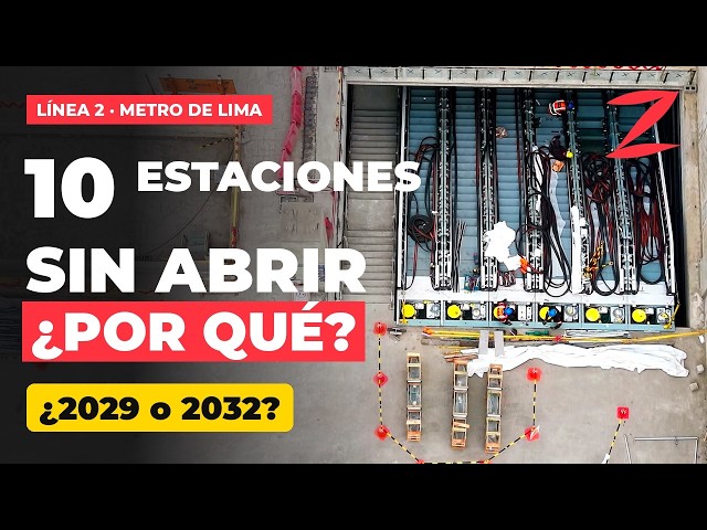 Línea 2 del Metro de Lima: 10 estaciones listas y cerradas | De ATE a la Estación Central 101