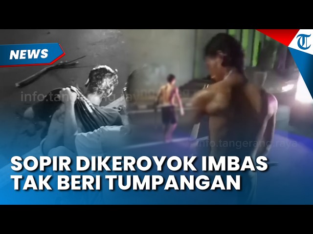 REFUSED A RIDE! Truck Driver in Cikupa Mobbed and Stabbed by Unknown Assailants in Tangerang