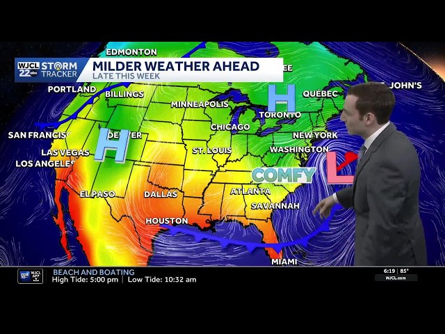 Muggy Monday ahead before a midweek cold front brings changes to Southeast Georgia & the Lowcountry
