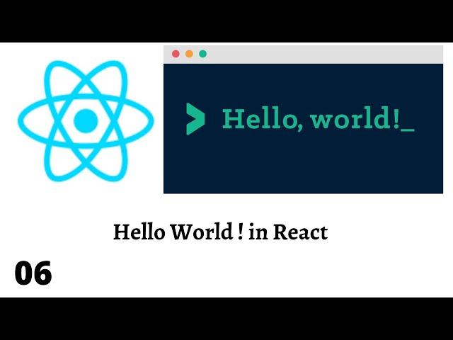Hello World Tutorial React | Reactjs hello world | React First project | React Tutorial for beginner