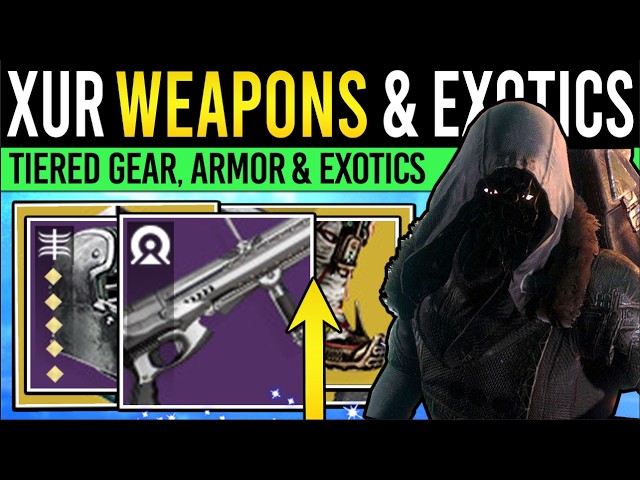 Destiny 2: XUR'S JUICY LAUNCHER! Rare Rewards, New Weapons, Catalysts & Armor (18th September)