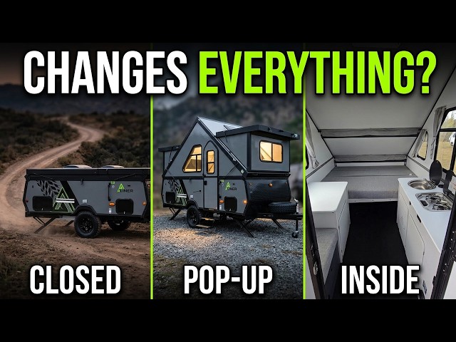 The Aliner Evolution LG A-Frame Trailer Everyone's Talking About