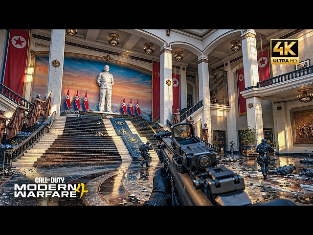 Presidential Palace Raid in North Korea | Modern Warfare 4 [4K 60FPS] No Commentary