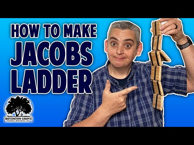 How To Make Jacobs Ladder // Easy Wooden Toys