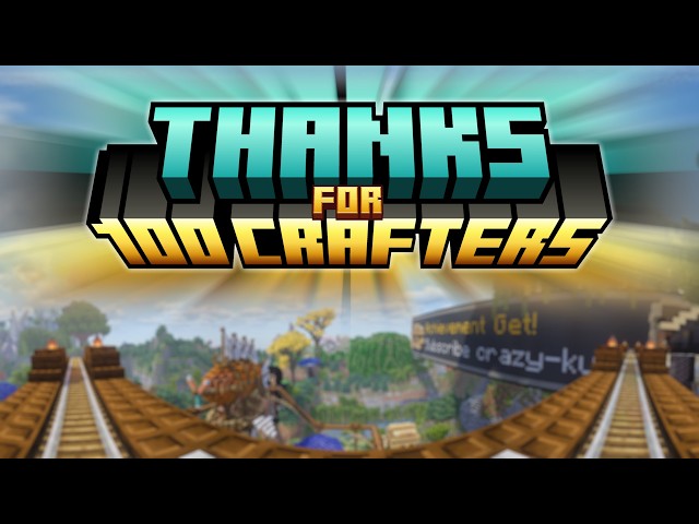 🎢 100 SUBSCRIBERS SPECIAL! | A 360° Ride Through Our Minecraft Adventure Map 🎉 #minecraft #java