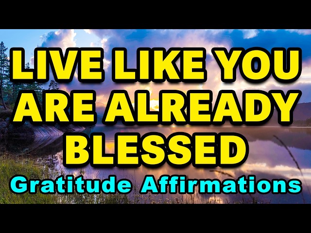 Unlock Your Abundance | Gratitude Affirmations to Change Your Life | Powerful Positive Affirmations