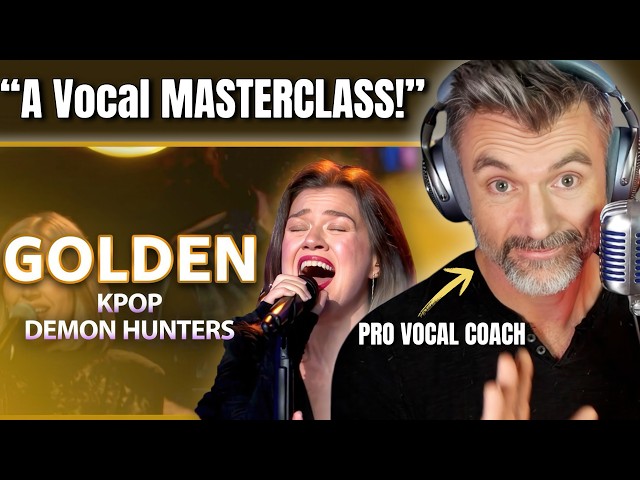 Pro Vocal Coach Reacts to Kelly Clarkson - 'Golden' (KPop Demon Hunters) from Kellyoke