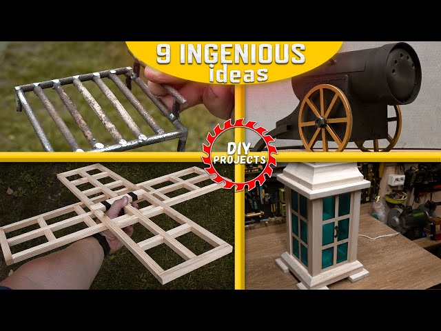 9 ingenious DIY ideas ! Do it yourself!