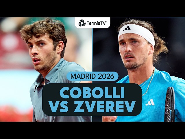 Flavio Cobolli vs Alexander Zverev For The Last Semi-Final Spot 🔒 | Madrid 2026 Highlights