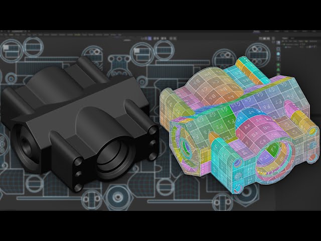 Hard Surface UV Unwrapping Basics in Cinema 4D