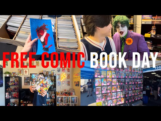 Free Comic Book Day 2025 Vlog!