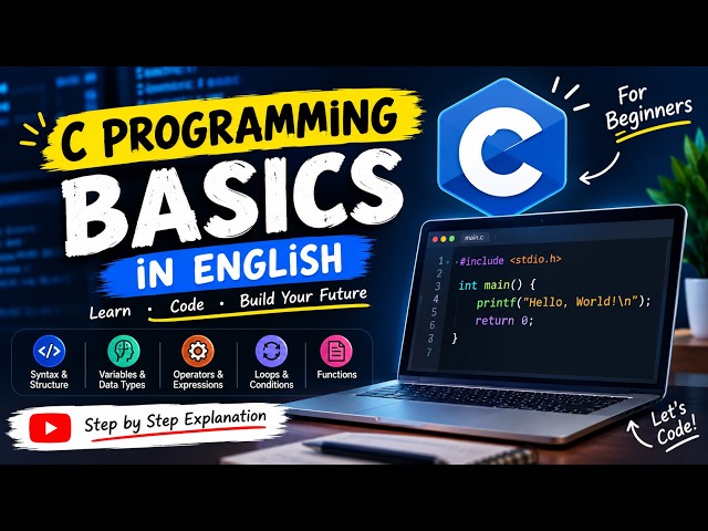 C Programming Basics | Easy explanation | English explanation | For beginners