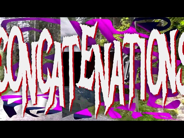 Concatenations (i) - experimental video collage