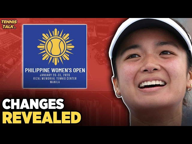 Big Change to Manila Open 2027 Due to Eala Success | Tennis News