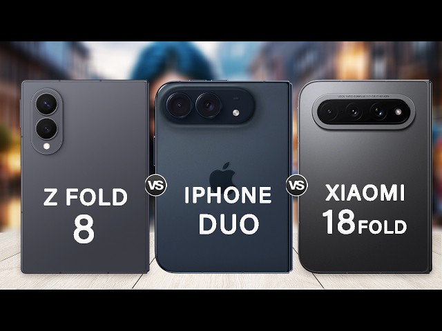 iPhone Duo Vs Samsung Z Fold 8 Vs Xiaomi 18 Fold: Best Passport-Sized Foldable for 2026?