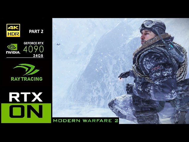 Call of Duty : Modern Warfare 2 - Part 2 PC High Quality 4K HDR RTX 4090 Ultra Settings Gameplay