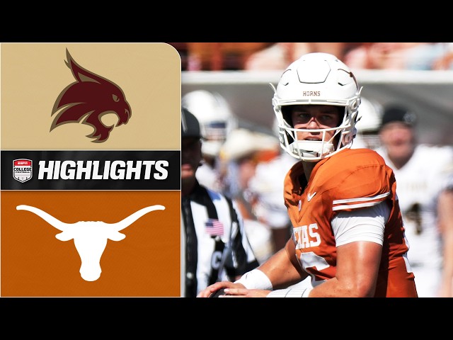Texas State Bobcats vs. Texas Longhorns | Full Game Highlights | ESPN College Football