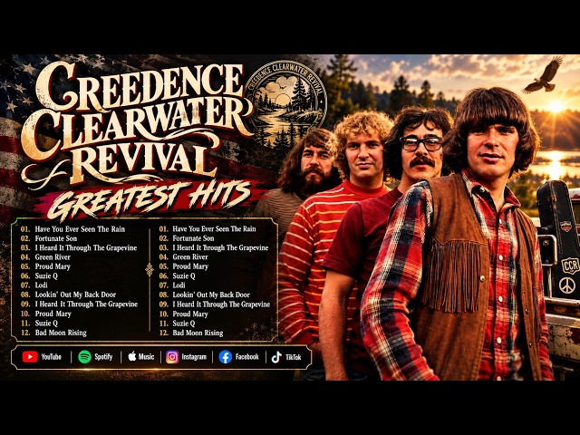 CCR Greatest Hits Full Album - The Best Songs Of CCR - CCR Beautiful Love Songs nonstop #ccr
