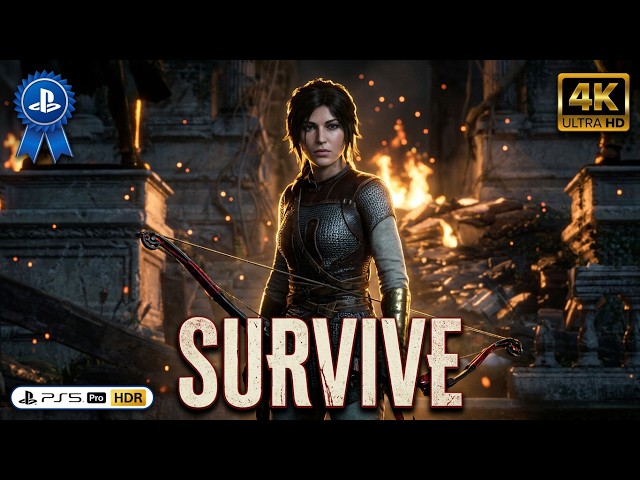 🏹 SURVIVING THE ENEMY RUN! Lara’s Deadliest Stand | Rise of the Tomb Raider PS5