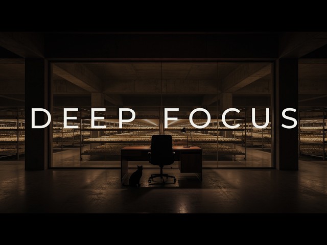DEEP FOCUS — Minimal Techno & Dub Techno for Coding | Mycelium Cultivation Hall