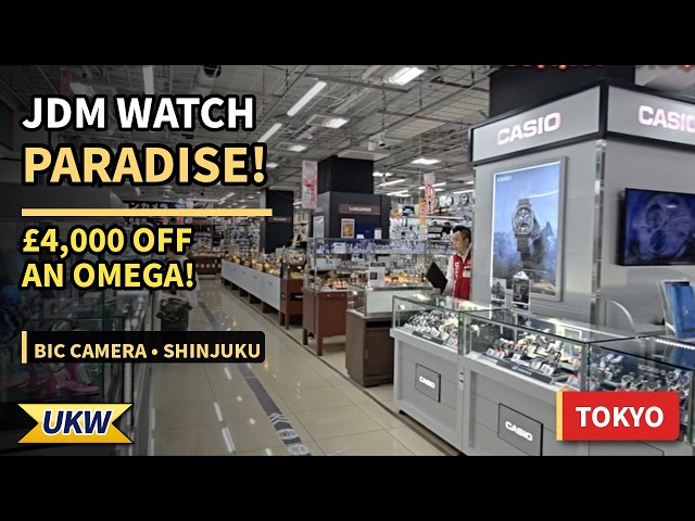 Every JDM Watch You Can't Get Overseas — And £4,000 Off an Omega! | Bic Camera Shinjuku