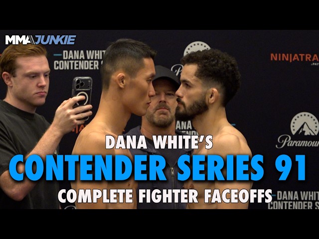 Dana White's Contender Series 91 full card faceoffs